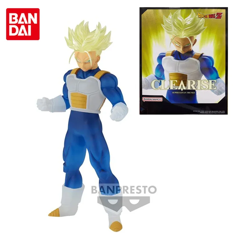 

Bandai Original CLEARISE DRAGON BALL Z Trunks Anime Action Figure Toys For Boys Girls Kids Children Birthday Gifts Collectible