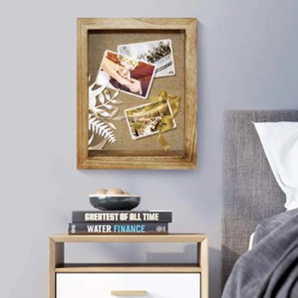 

Wooden Specimen Display Box Natural Wood Frame Durable Shadow Box for Plant Specimens Jewelry Collectibles Memory Keepsakes