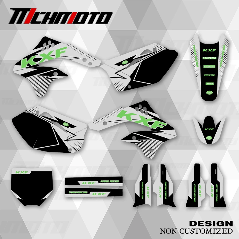 

MCHMFG новый стиль графические наклейки наборы наклеек для KAWASAKI KXF450 2006 2007 2008