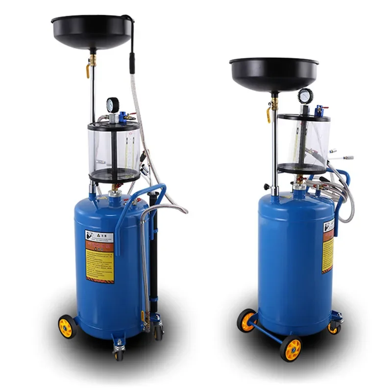 FOR 80L Mobile Waste Oil Drainer Tank mobile waste oil Extractor drainer for garage workshop other vehicle car repairing tools