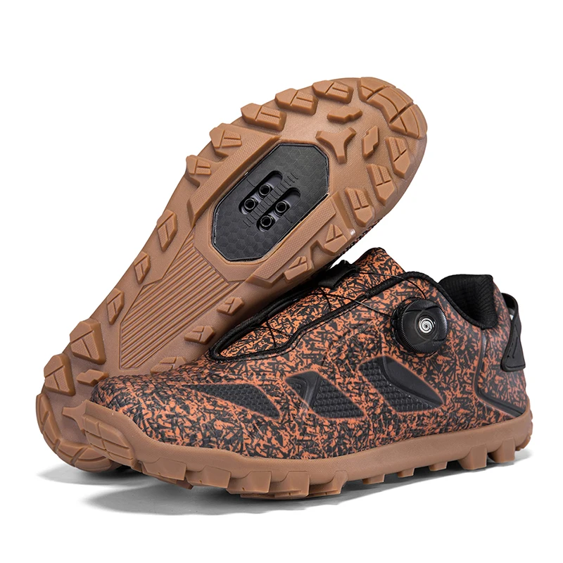 Zapatos de ciclismo MTB-DC06 XC/Trail/MTB (Tênis Masculino) - Zapatillas de deporte para bicicleta de carretera de grava para hombre, zapatos MTB con suela antideslizante Pro SPD
