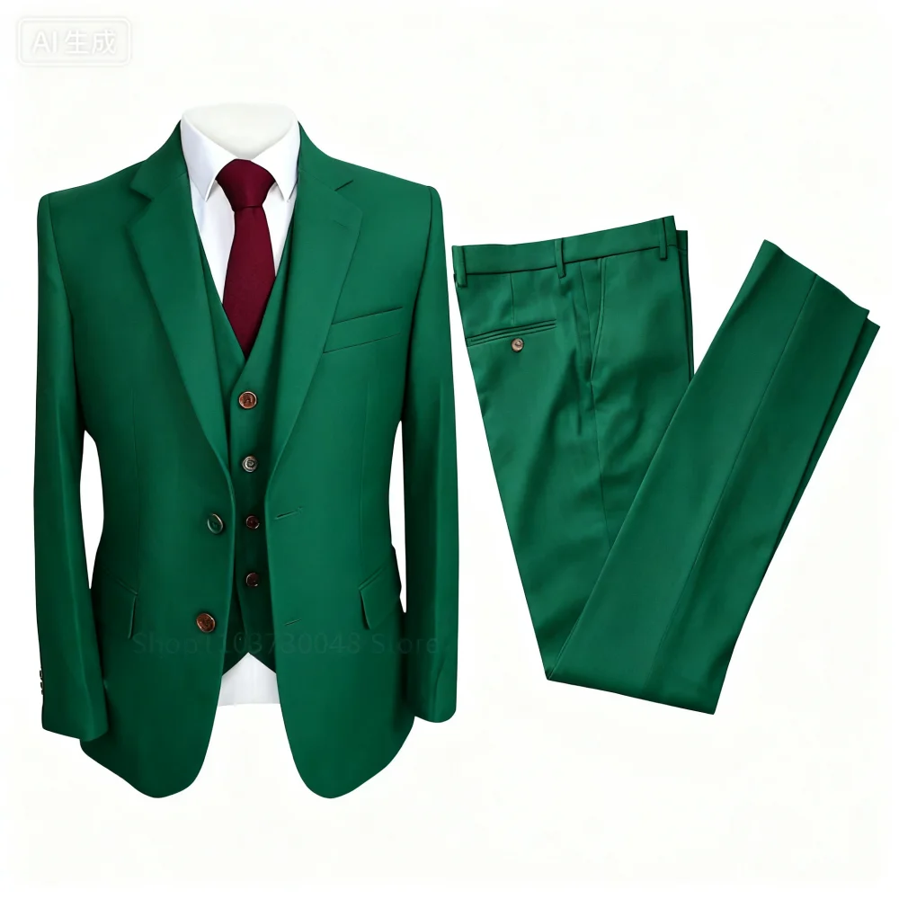 بدلة زفاف رجالية بقصة ضيقة من صوف التويد رمادي العمود الفقري للتدخين سترة رسمية سترة-ملابس رفقاء الزفاف ملابس غير رسمية للرجال #5