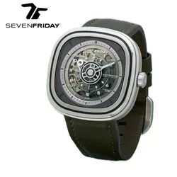 SEVENFRIDAY-T1/06 watch, men's and women's automatic mechanical watch, T series, luxury brand, gift, waterproof and high-end