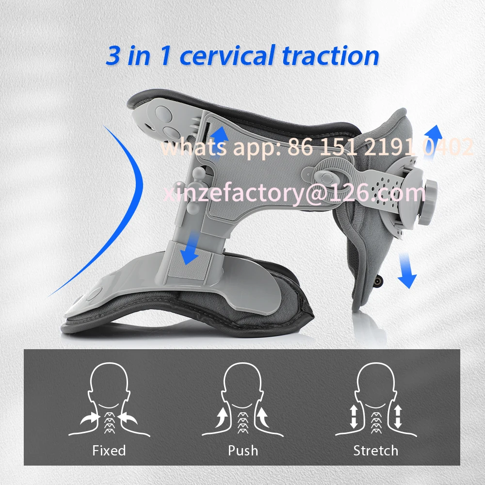 

Customizable cervicale del collo Riscaldamento regolabile Supporto cervicale Correzione della postura Collare Barella