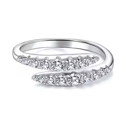 Real Moissanite Ring for Women Wedding Band 925 Sterling Silver Engagement Rings D Color VVS1 Lab Diamond Rings Fine Jewelry