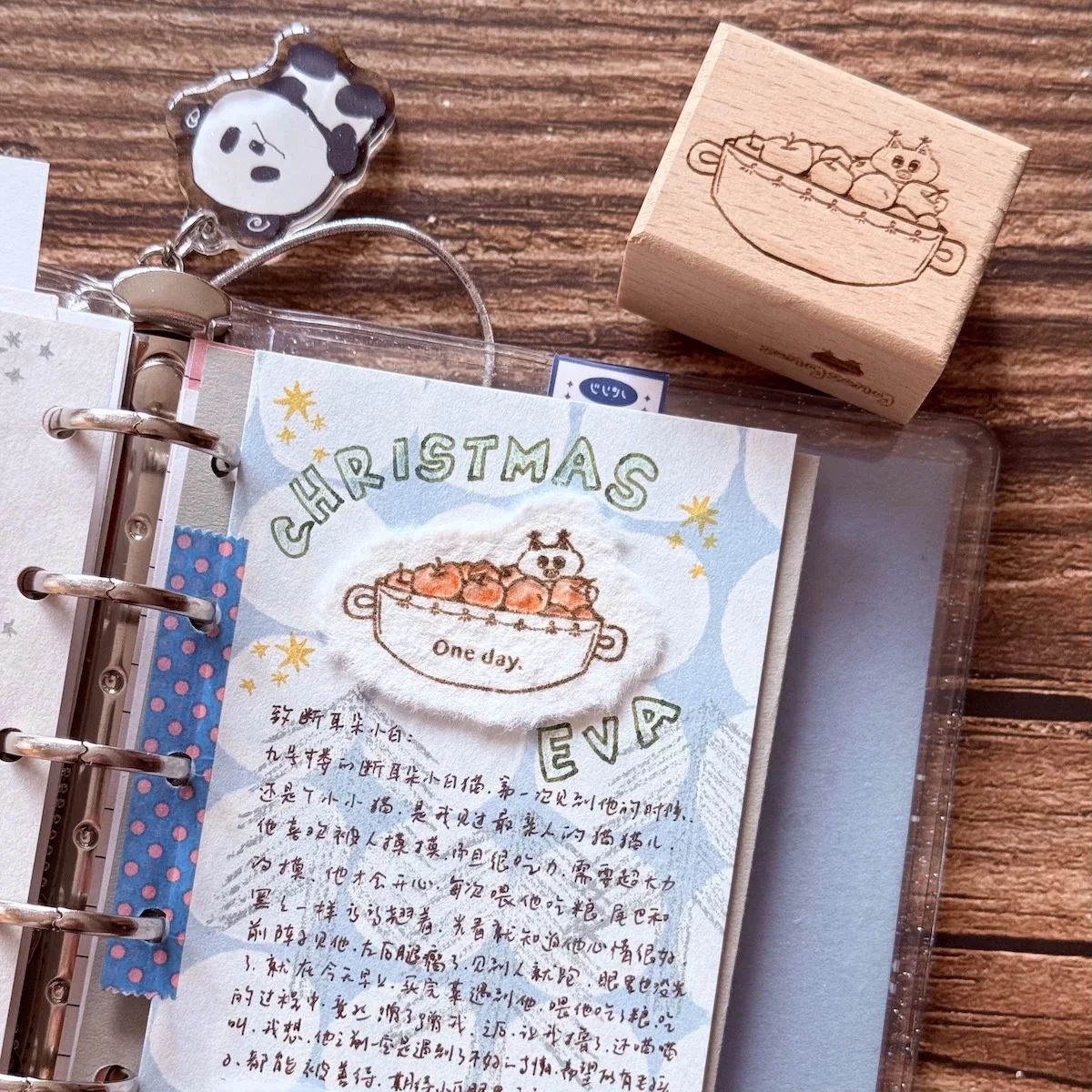 Vintage Lovely Bear Daily Life 2 Wooden Rubber Stamp for DIY Scrapbooking Photo Album Card Making