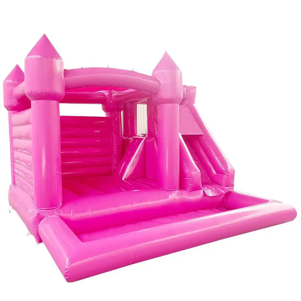 Fabrik Direkt verkauf hochwertige aufblasbare Türsteher burg mit Rutsche und Ballpool