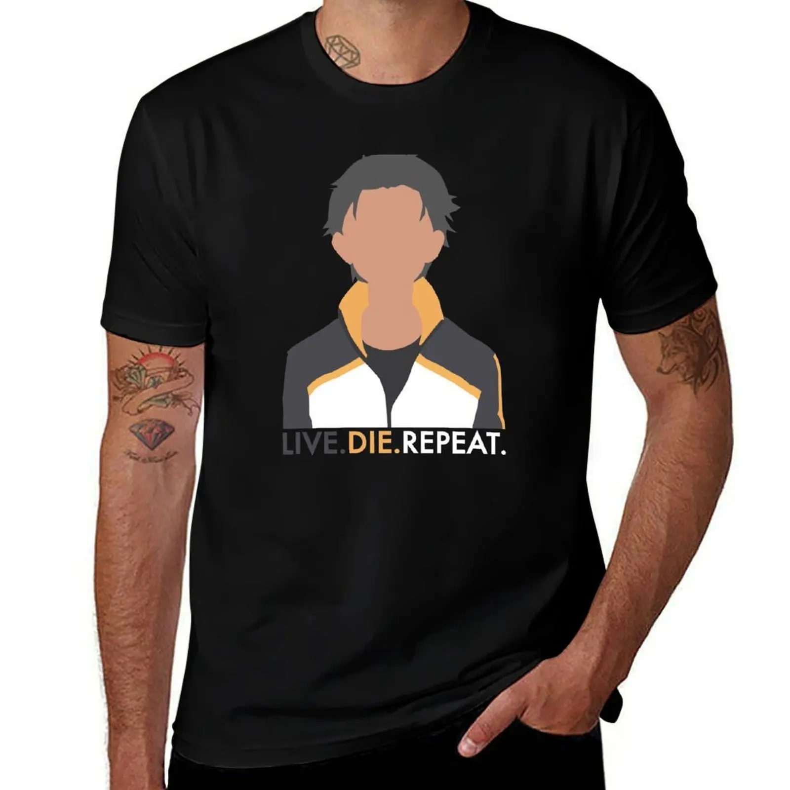 Live. Die. Repeat. / Re Zero T-Shirt UV Protection Outdoor Tee Shirt
