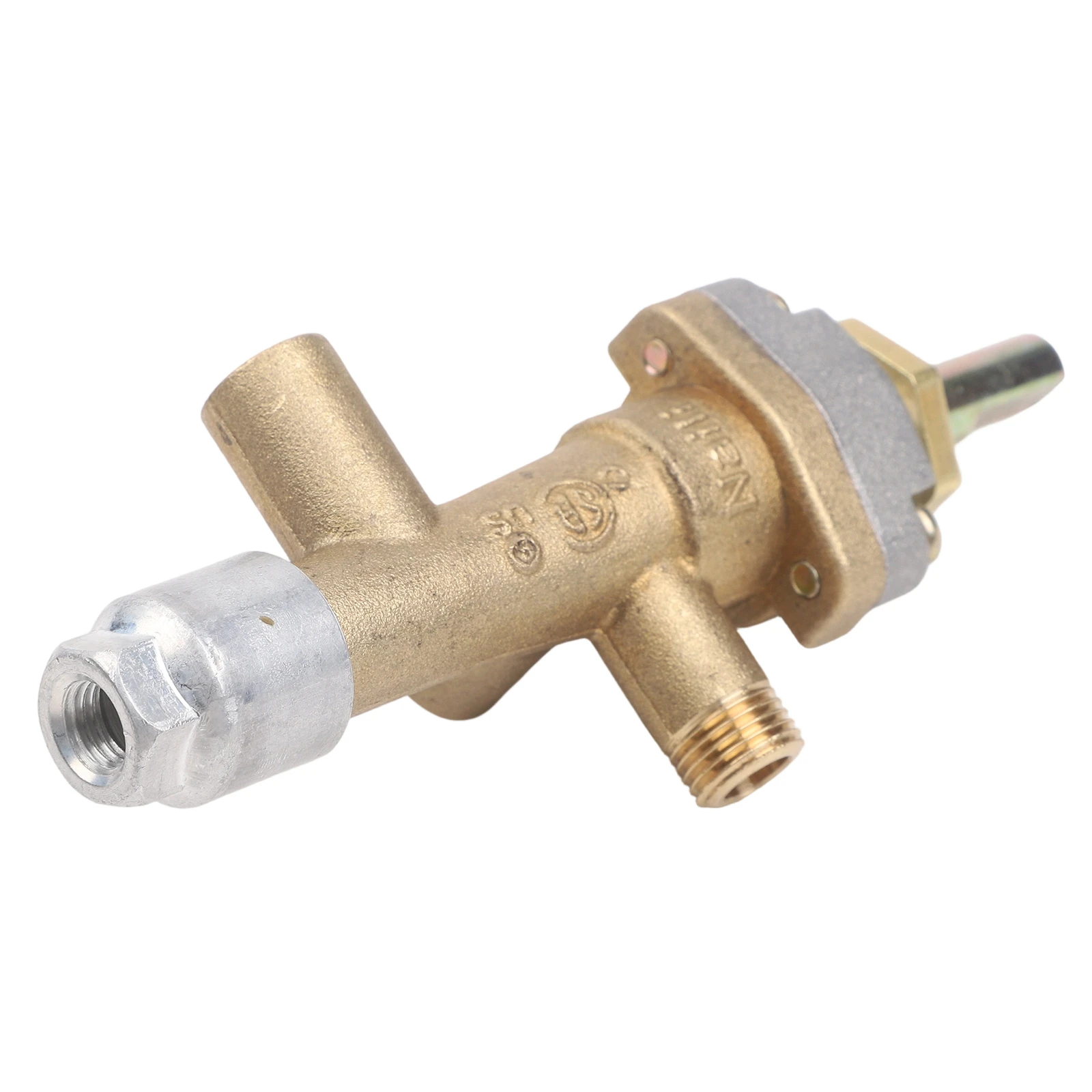 Propane Gas Patio Heater Main Control Valve Brass Safety Valve with Pilot Port Replacement Part for Outdoor Heaters