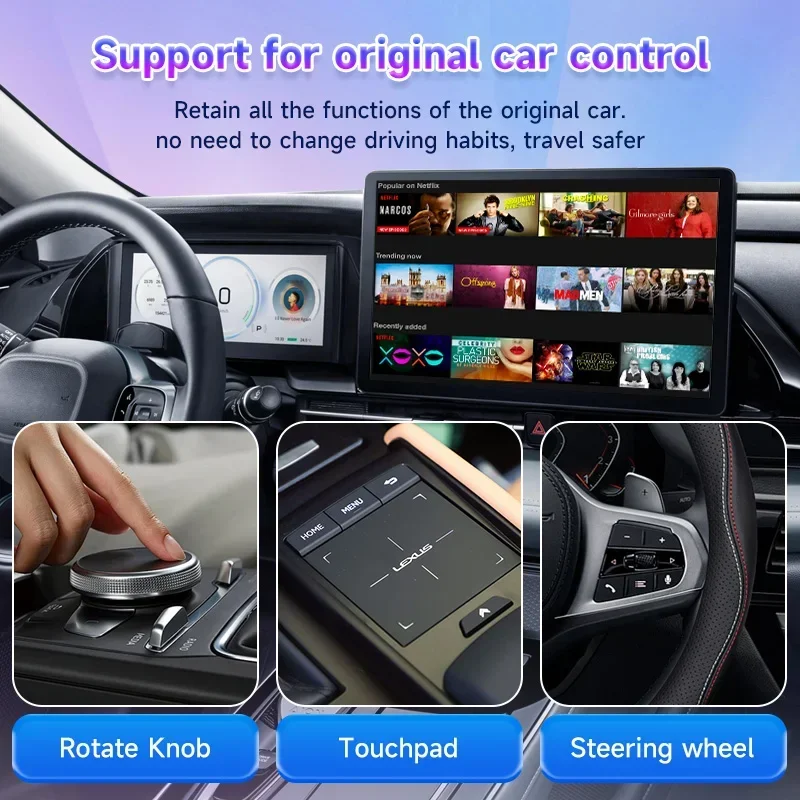 Neuer Carlinkit Tbox Uhd Sm6225 Android 13 8 GB 128 GB HDMI Android 13.0 Wireless Ai Box Carplay Dongle Car Play Adapter für Ne