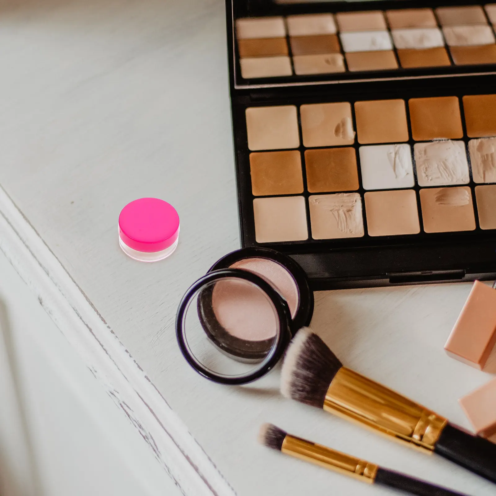 

100 шт. портативных герметичных контейнеров для крема для лица, дорожные многоразовые флаконы для лосьона с широким горлышком