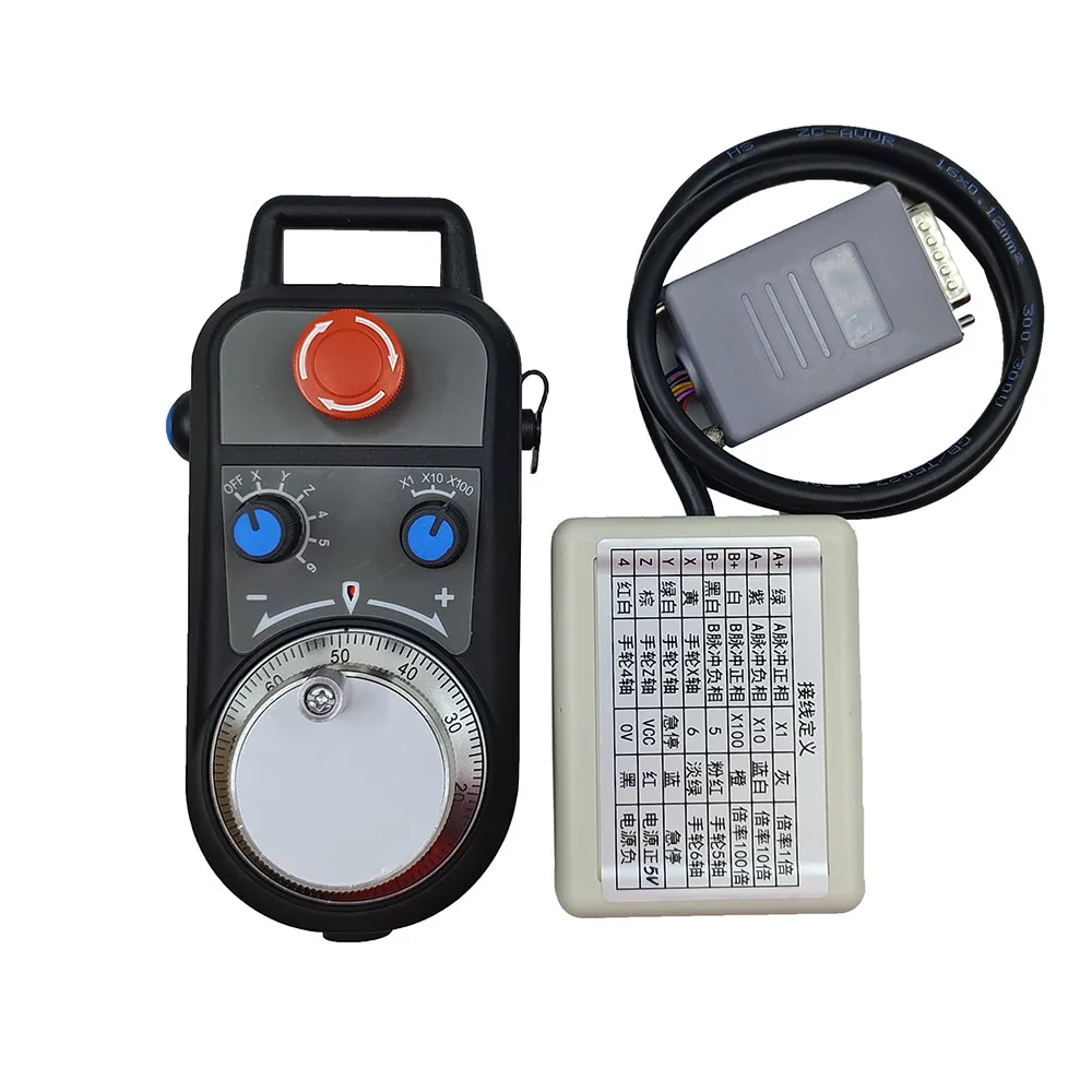 

CNC engraving machine processing center 6-axis wireless electronic handwheel pulser