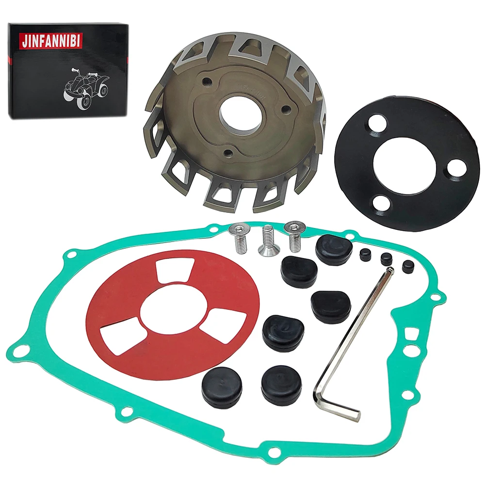 

CNC Billet Heavy Duty Clutch Basket & Gasket Kit Compatible for Yamaha Blaster 200 YFS200 1988-2006