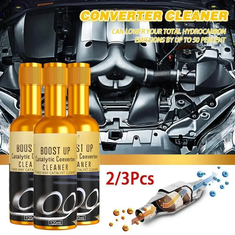 3pcs/set Car Engine Catalyst Converter Cleaners Automobile Engine CSV Cleaning Accelerators Catalysts Easy To Clean