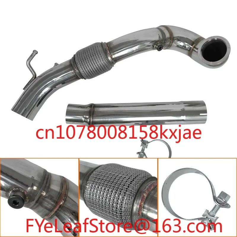 MK7 MK8 GTI A3 1.8T 2.0T A3 Seat, Stainless Steel EA888 Gen3 Engine 7 Downspout Car Downspout