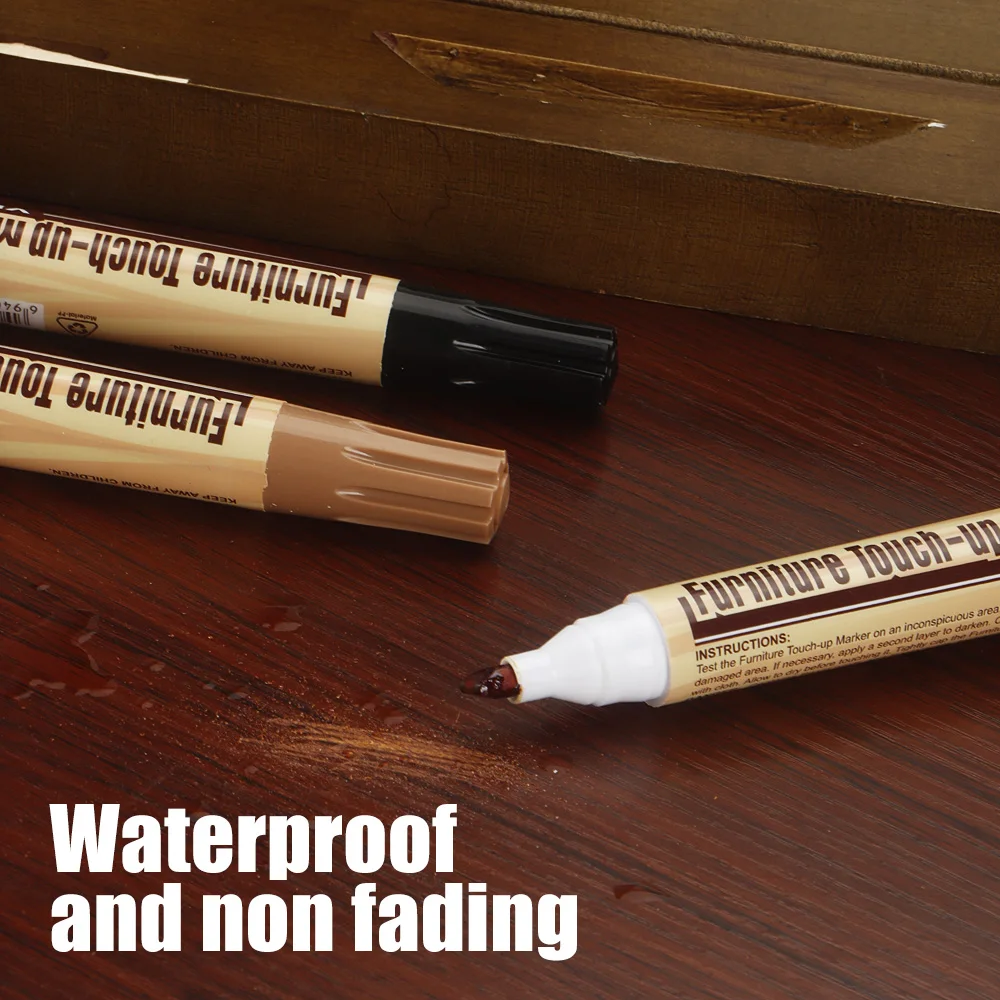 6 ألوان الأثاث الخشبي إصلاح علامات الطلاء استعادة الأثاث خمر الأرضيات الخشبية إصلاح الجدول ل خشب القيقب البلوط إلخ