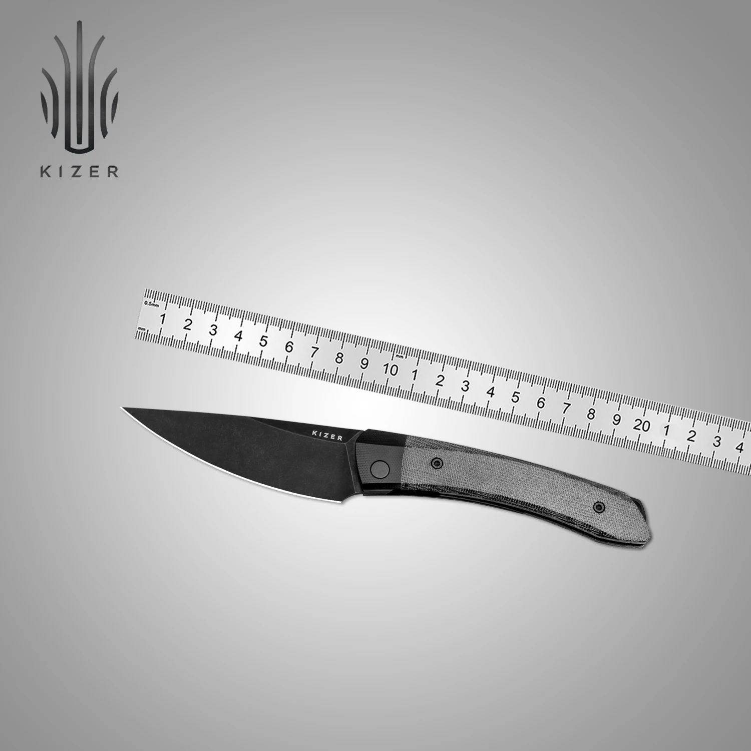 Kizer Survival Klappmesser V4663A1/V4663A2 Momo Schwarz G10 & Micarta Griff Nitro-V Klinge Jagd EDC Werkzeuge Taktische Messer 2025