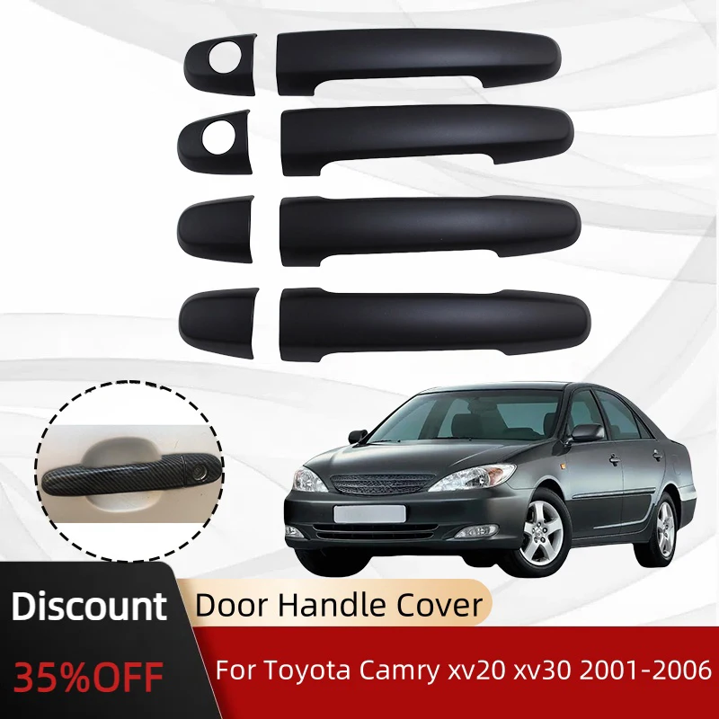 ABS Anti-Rust Chrome Car Door Handle Cover For Toyota Camry xv20 xv30 2001 2002 2003 2004 2005 2006 Cars Accessories