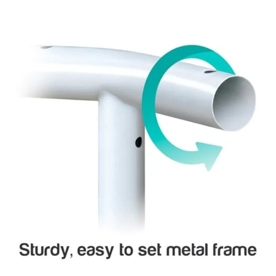 6' pi x 4' pi x 16,5 pouces au-dessus du sol cadre métallique piscine résistant aux crevaisons matériaux de maille vinyle 3 plis installation rapide Patio arrière-cour