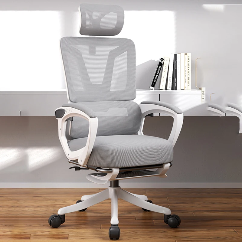 

Office Desk Chair Relaxing Rotating Footrest Stool Wheels Furniture Chairs Comfortable Computer Sillas Luxury Gamming Comfy