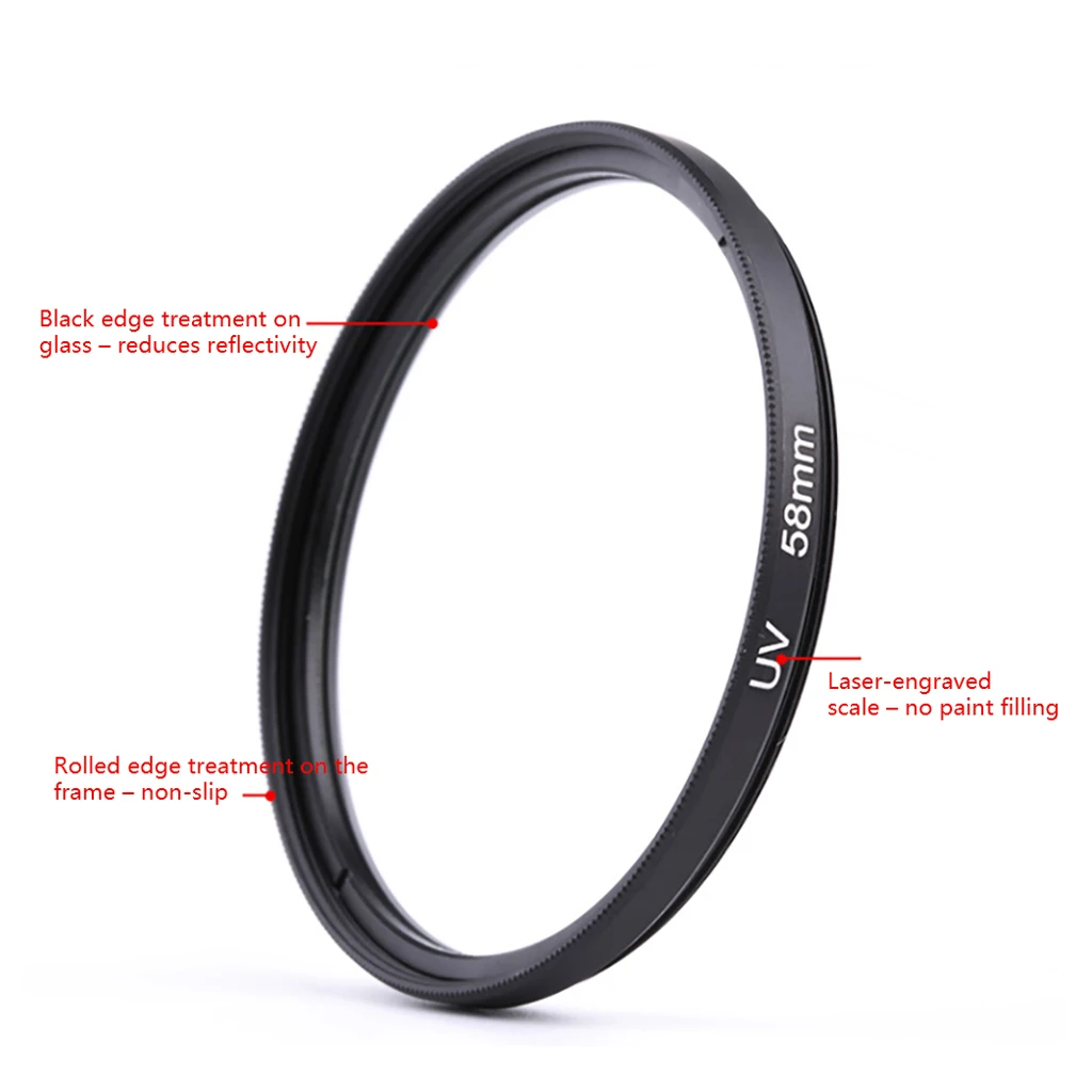 Objektivfilter UV-Digitalfilter für Canon Sony M50 R50 Kameraobjektiv 49 52 55 58 62 67 72 77mm 82mm Größe – Detail 9