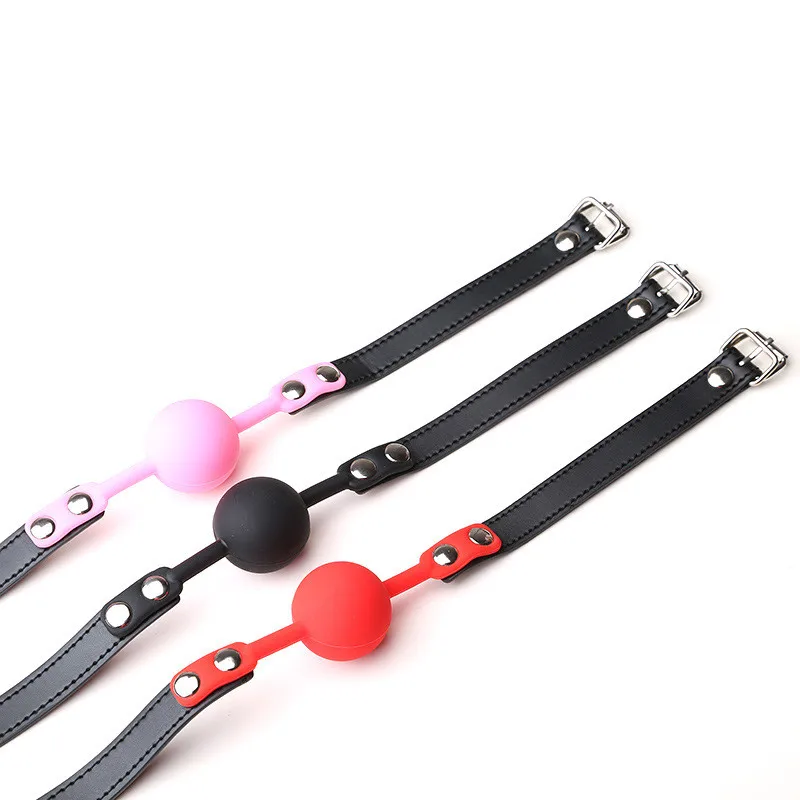 Silicone BDSM Sex Bondage Balls Gag Slave Harness Fetish Mouth Restraints Sex Toy Erotic Toy Sex Product For Couple Lover