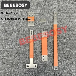 Copper Busbar 280AH 230AH Battery Busbar M6 200A 300A Hard Flexible Connector Bus Bar Aluminum Spacer liFePo4