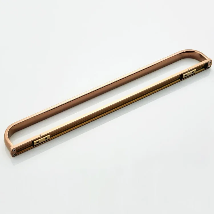 57 cm Handtuchhalter Badezimmer Anhänger Messing Roségold einpoliger Handtuchhalter Handtuchhalter