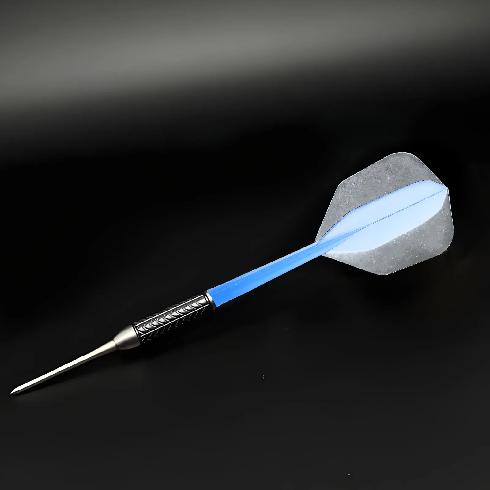 4Pcs Transparent Blue Fine Thread Plastic Flights Accessory Tail Wings Indoor Outdoor Sports Supplies Flights