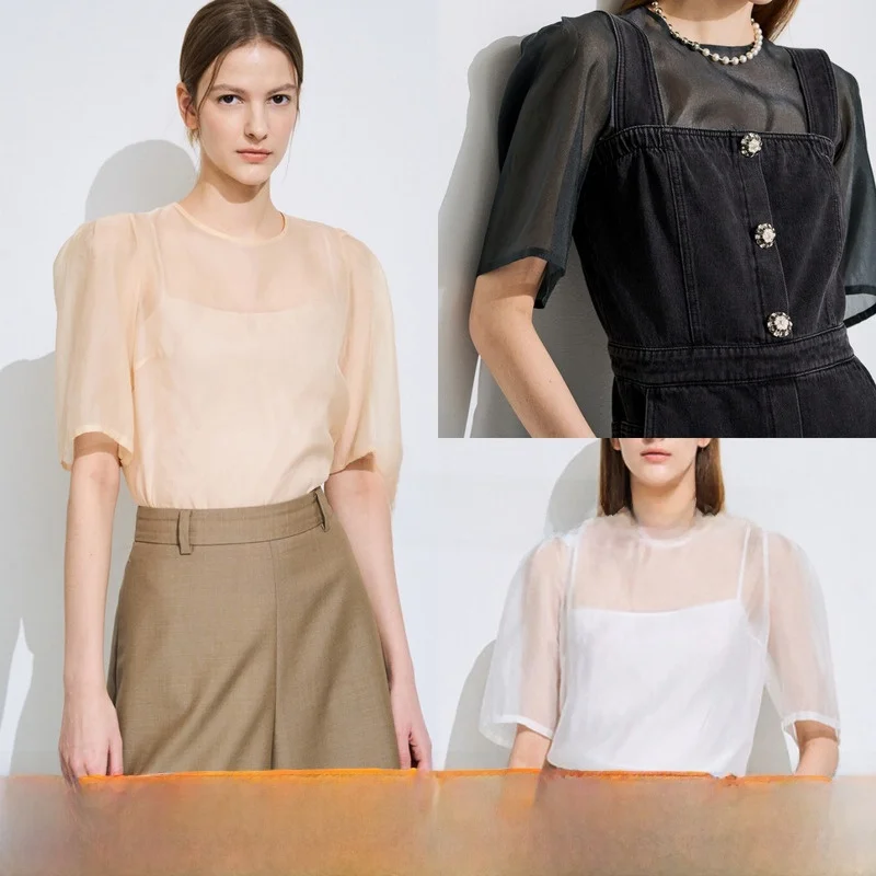 Zoete veelzijdige ronde tweedelige set met ne-split irt Koreaanse Sle Commute Wind ort Sve Ritsontwerp Normale lengte