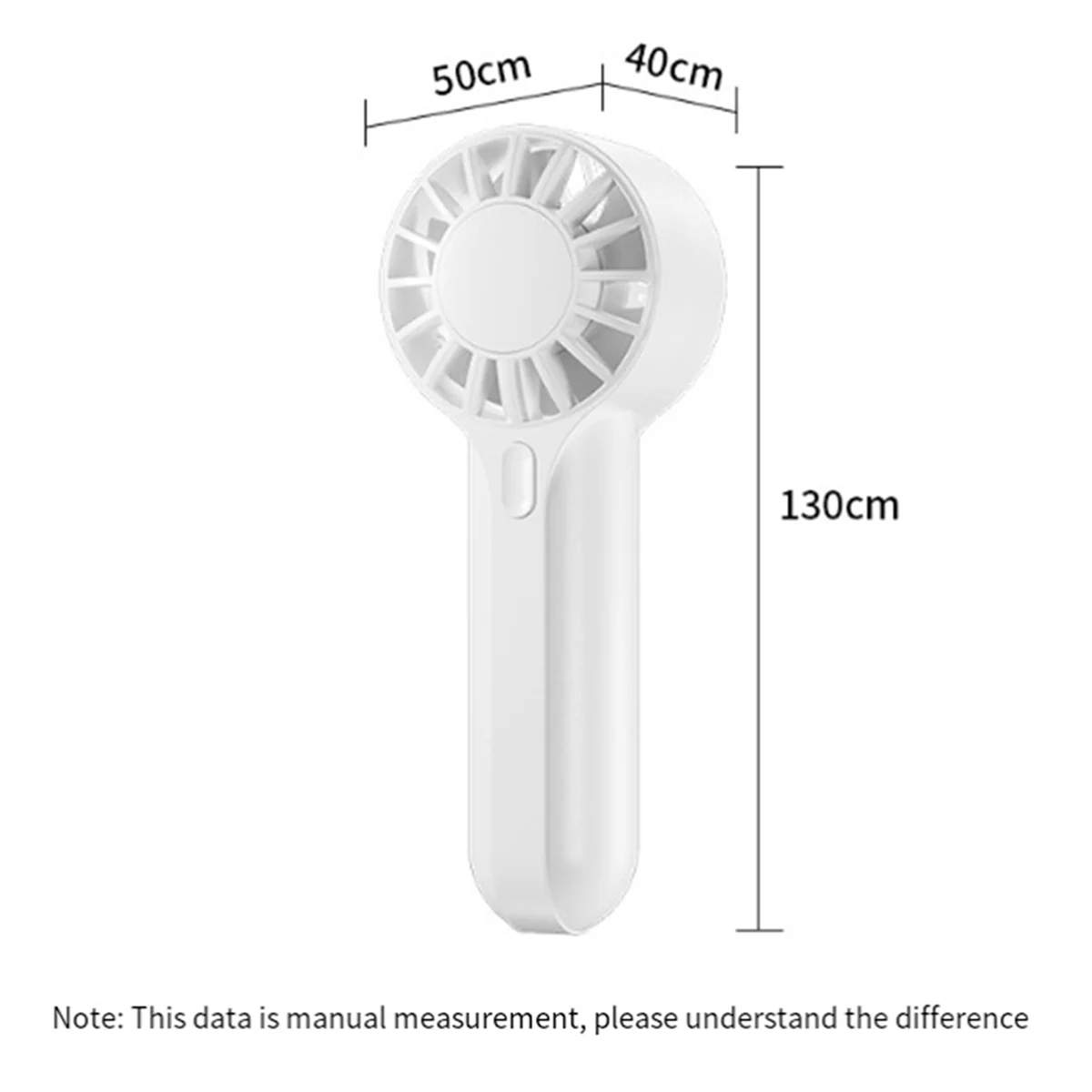 USB Rechargeable Mini Handheld Fan Portable Outdoor High Speed Large Airflow Handheld Small Fan image 2