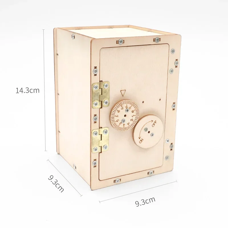 DIY Mechanische Schließfach Für Kinder Schule Projekt Wissenschaft Expriment Kit Stem Pädagogisches Kreative Technologie Mechanische Spielzeug