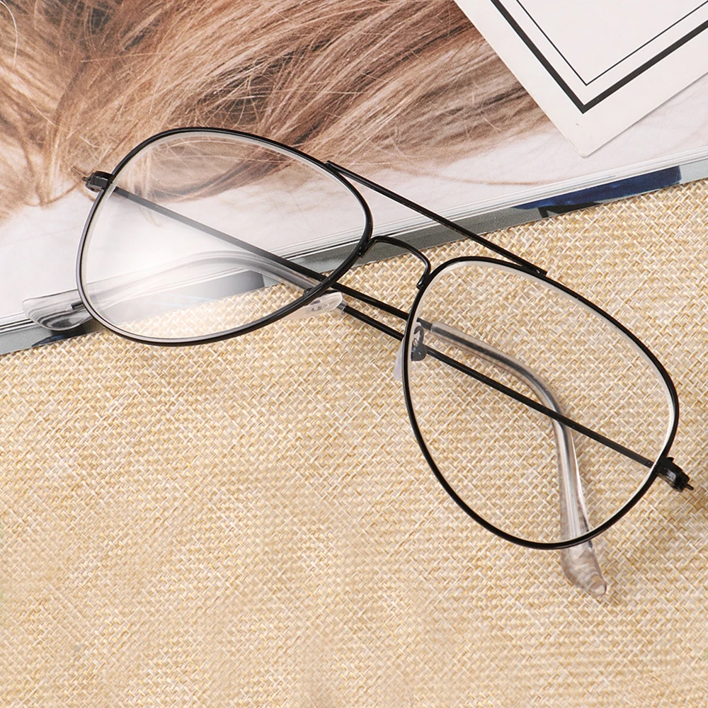 Women Men Myopia Optical Prescription Glasses Anti Blue Light Pilot Nearsighted Eyeglasses Shorted Sighted Goggles-1.0 to-5.0