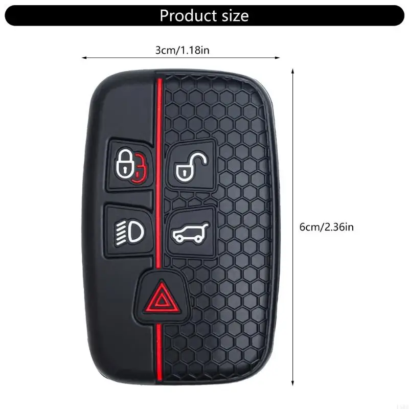 D5BE Protector Cover Silicone Car Case Waterproof Remote