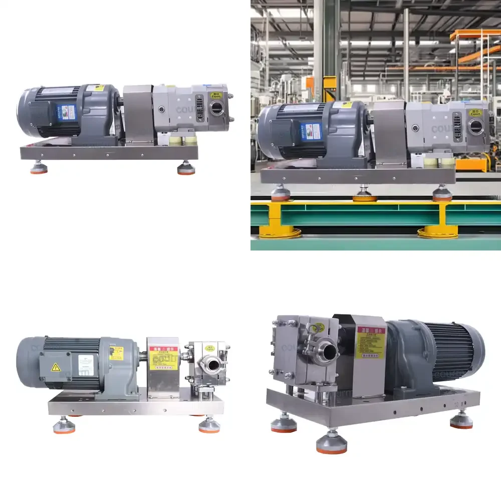 

COURM CRP Lobe Pump Parts for Plastering Machine Cement Mortar Transfer Pump Made Stainless Steel High Pressure Custom