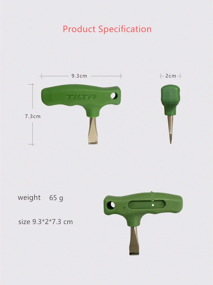 TILTA color Screwdriver Bolt Driver Screw-driver slotted Screw Driver for TILTA RIG