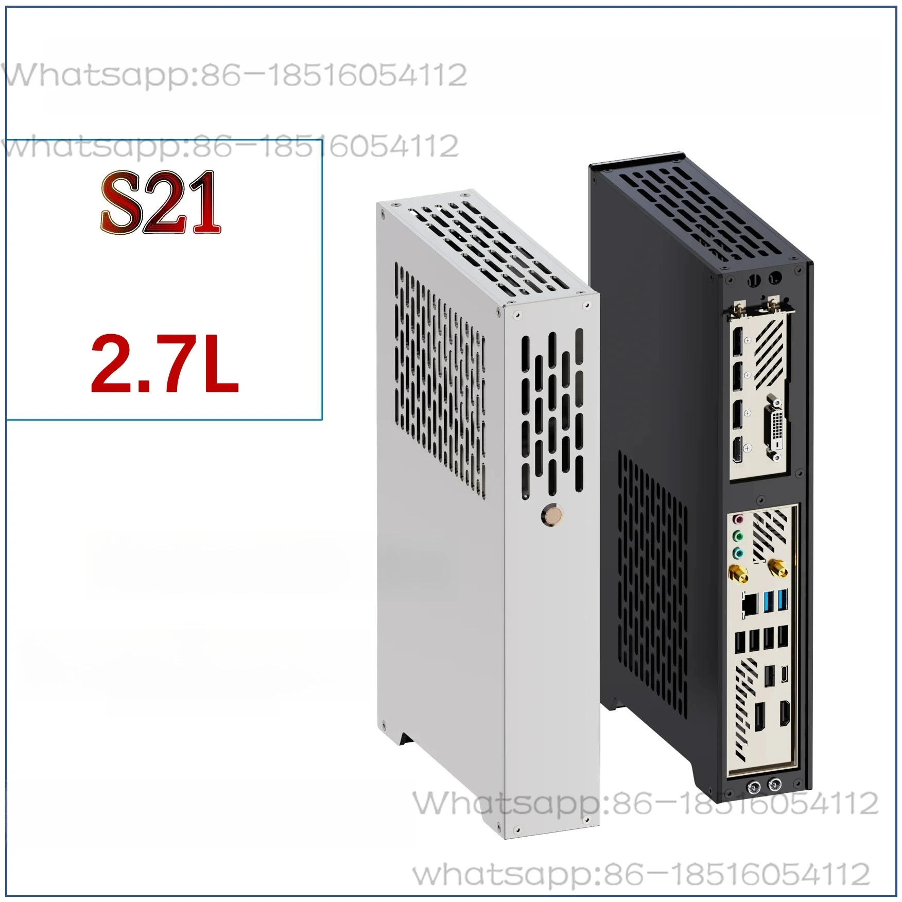 25 year new S21 chassis 3L flat ITX mini extreme portable DIY small host non A4 structure Carbon brazing material