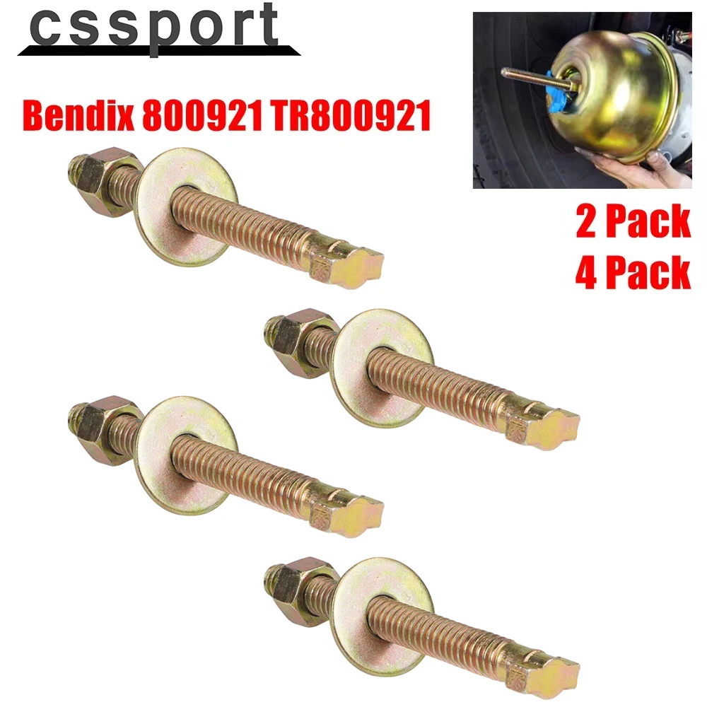 Parafuso da gaiola de freio para mola de ar, Reparo de câmara, Substitui Bendix, TR800921, 2Pack, 4Pack