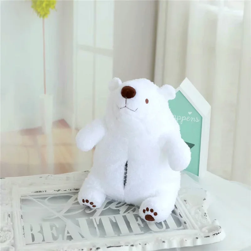 Simpatico cartone animato peluche panda orso di ghiaccio scatola di copertura del tessuto contenitore di carta custodia dispenser decorazioni per la casa camera accessorio per auto