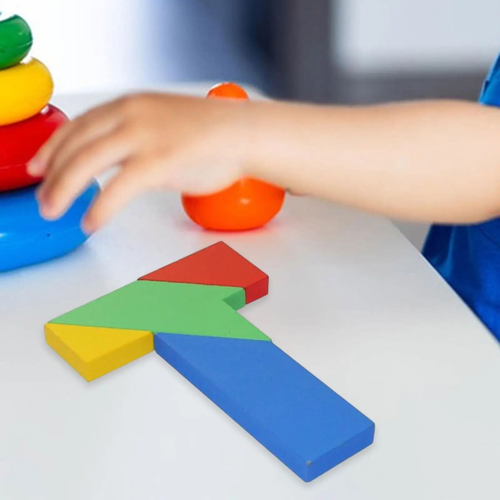 เกมปริศนาไม้, บล็อกลายปริศนาไม้, เกมการเรียนรู้สร้างสรรค์แบบมอนเตสซอรี่หลากสีสัน, ปริศนาฝึกสมองสำหรับเด็กก่อนวัยเรียน