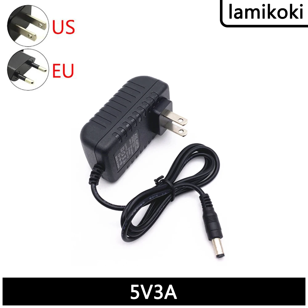 

DC Power 5V 3A Power Adapter 5V 3000MA Power Charger Router Optical Transceiver Video Recorder