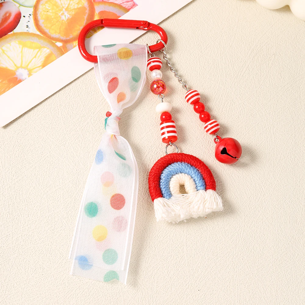 Aihua Fashion Strand-Muschel-Fisch-Seestern-Anhänger Schlüsselanhänger Hübsche Satin-Taschen-Charms Handtaschen-Rucksack-Hosen-Dekoration Geschenke – Detail 16