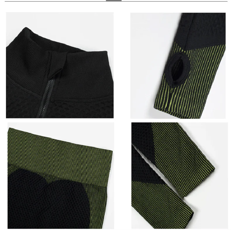 طقم بدلة يوجا رياضية، سترة لياقة بدنية، سترة يوجا عالية الخصر، طقم مكون من ثلاث قطع، طقم ملابس داخلية سريعة الجفاف، ملابس رياضية للياقة البدنية #6