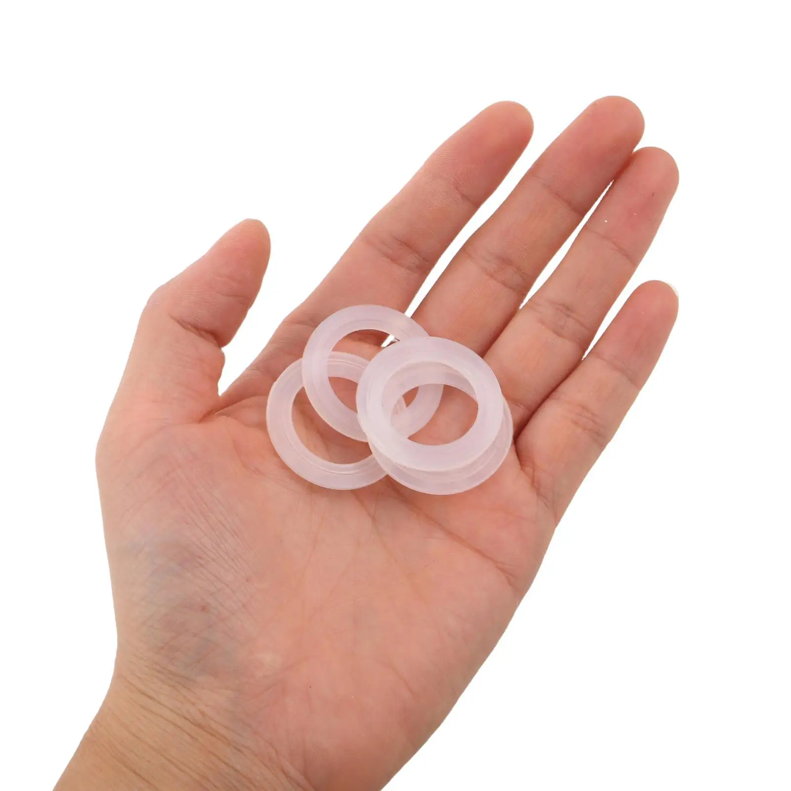 

4Pcs Water Bottle Lid Gasket Replacement 1.2 Inch X 0.8 Inch Silicone Seal Ring for Flask Airtight Leak Proof Beverage Container