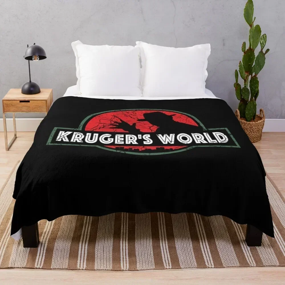 Kruger's World Throw Blanket Cozy Throw Blanket Birthday Gift for Him Her
