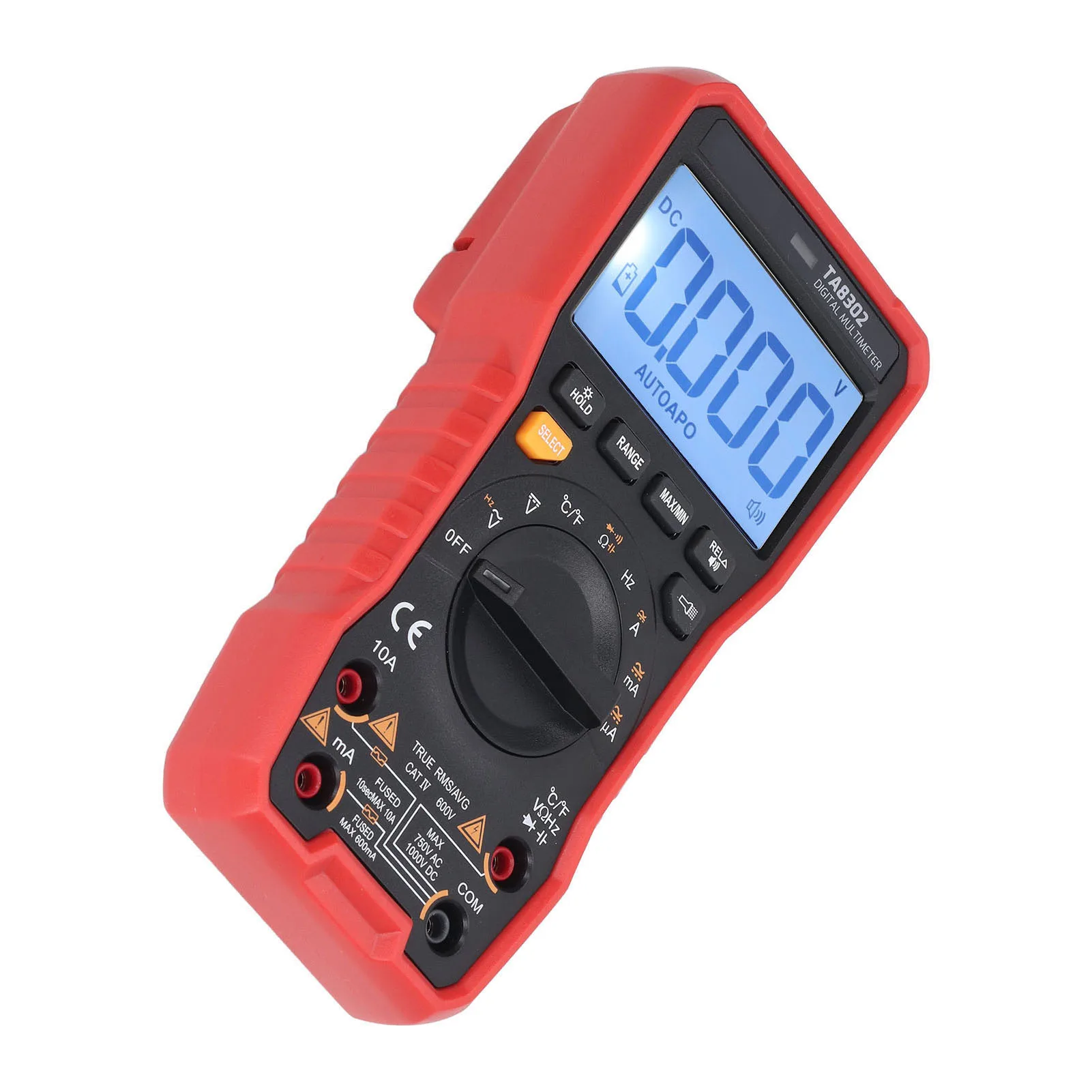 /TA8302 /Intelligent /Digital Multimeter True RMS Auto Range NCV Voice Prompt Backlit For Automotive Industrial Household Electr