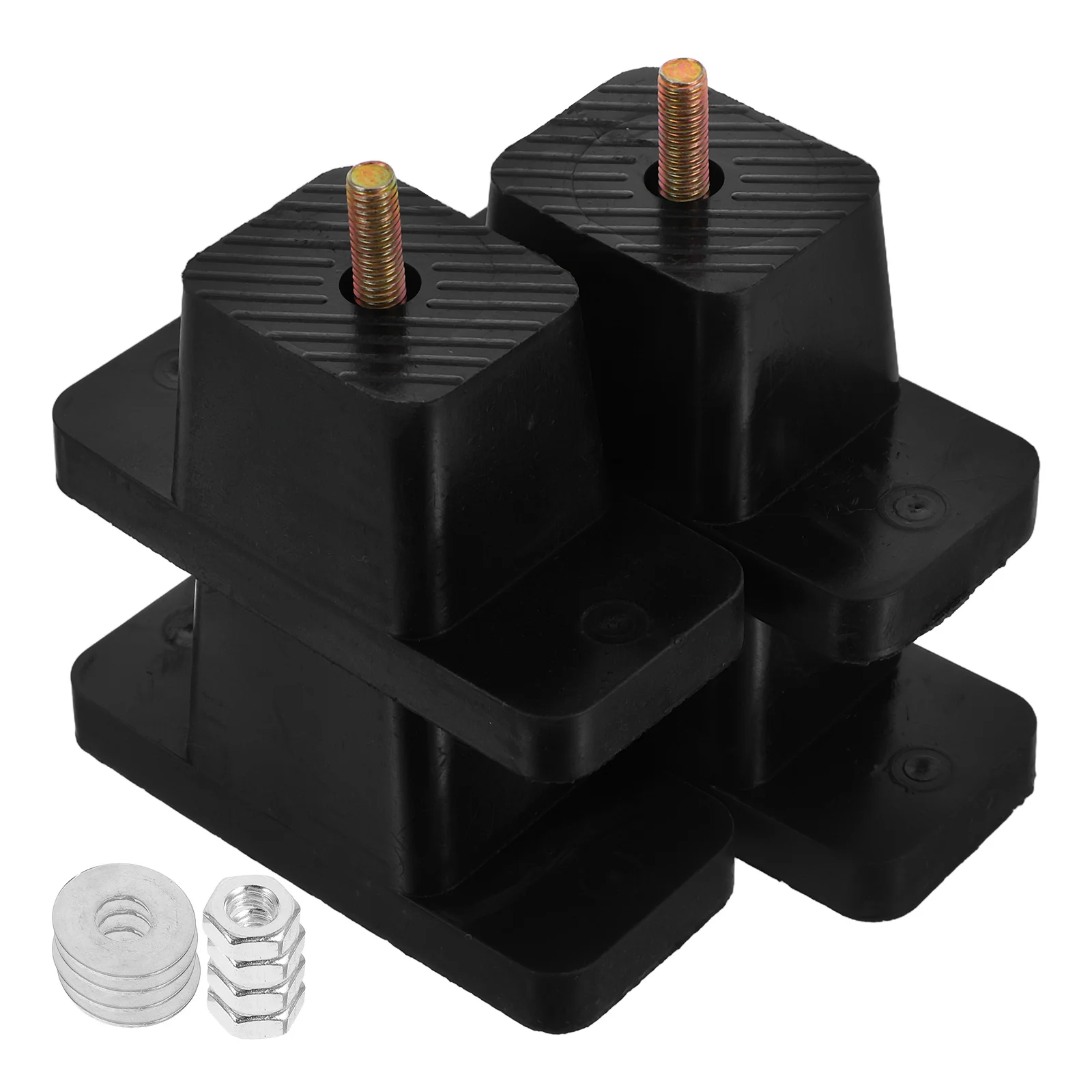 

4pcs Thickened Rubber Anti Pads Noise Reduction Mats for Air Conditioner Washing Machine Fridge Sound
