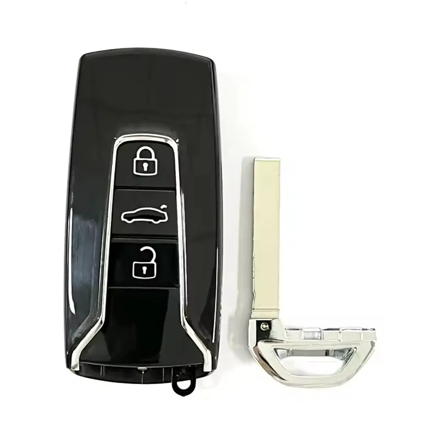 KEYECU Vervanging Smart Afstandsbediening Sleutel Shell Cover 3 Knop voor Volkswagen Touareg 2018 + voor VW MLB Magotan B8 Passat