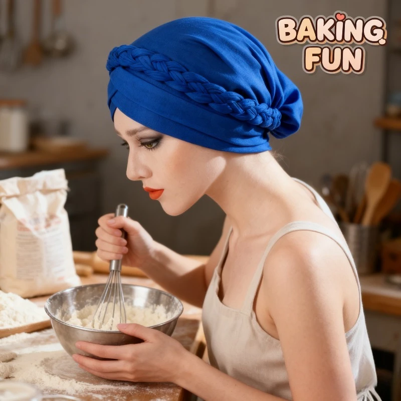 

Повязка для волос с молочным шелком, однотонная индийская повязка на голову, кепка для мусульманских женщин, мягкая и эластичная, повседневная одежда и средняя мода