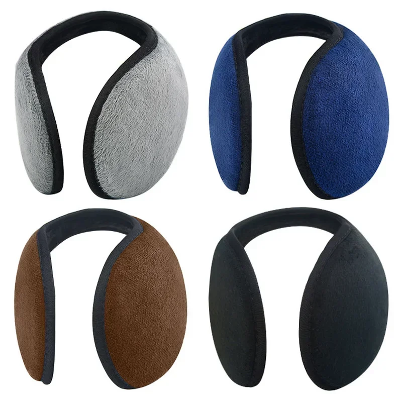 Soft Earmuffs Men's Winter Ear Cover Protector Ear Mask Thicken Plush Warm Earmuff Warmer Apparel Accessories Aldult Ear Mask